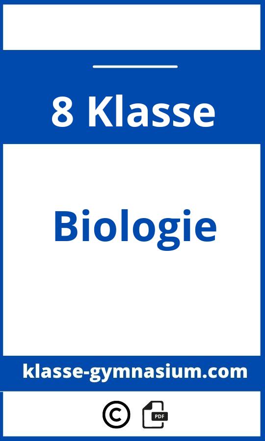 Biologie 8 Klasse Gymnasium