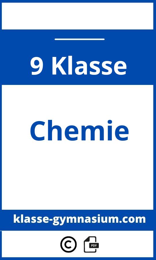 Chemie Gymnasium Klasse 9
